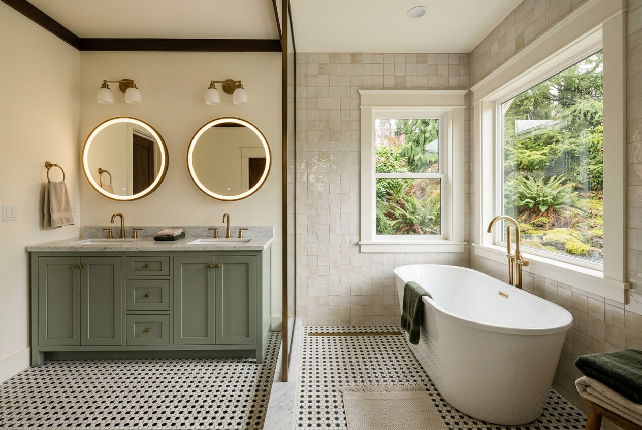 Ochoa Bathroom Remodeling Co, bathroom remodeling in Ravensdale, completed project 2